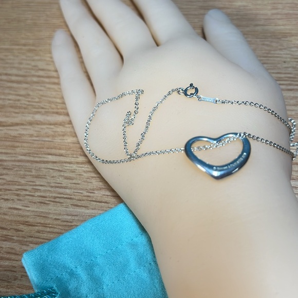 Tiffany & Co. Open Heart Necklace (Authentic Sterling) - Picture 13 of 14